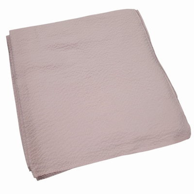 Dusty baby pink textured solid tichel