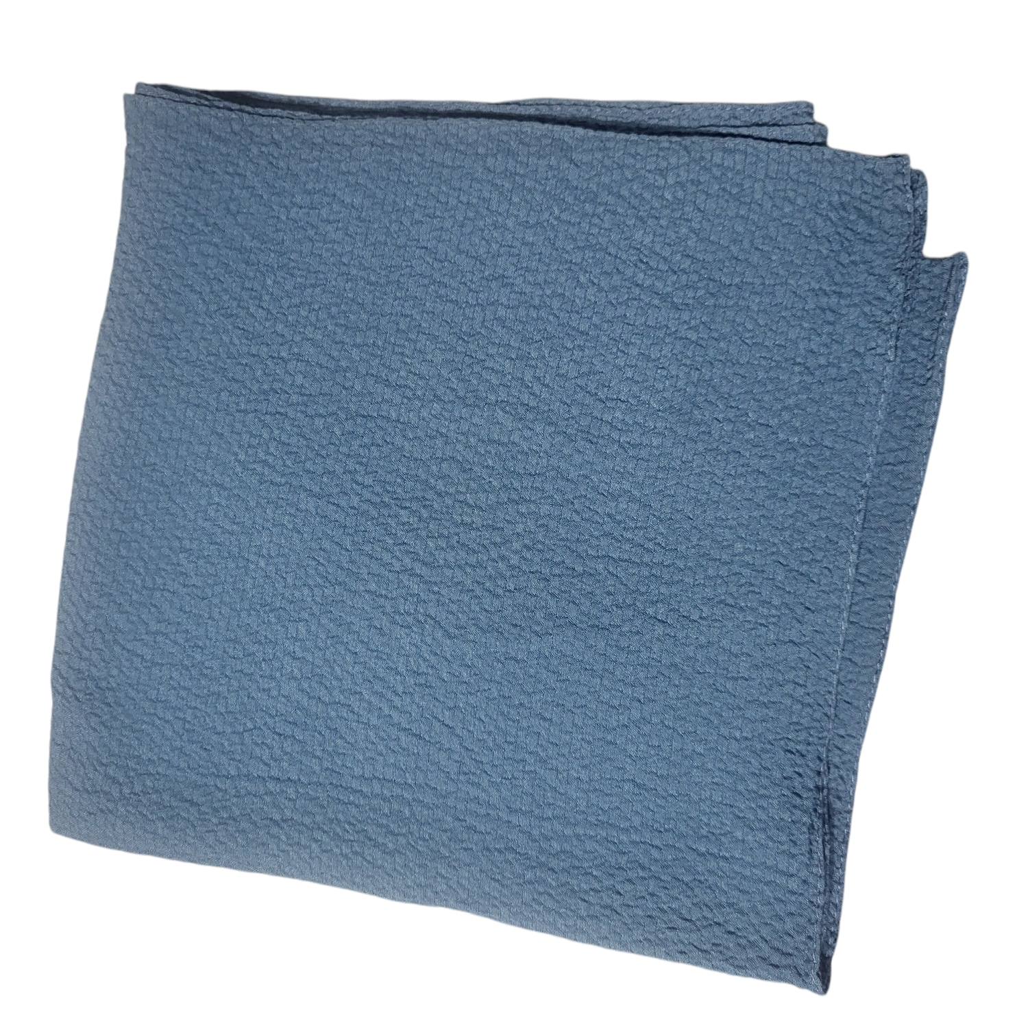 Summer teal textured solid tichel