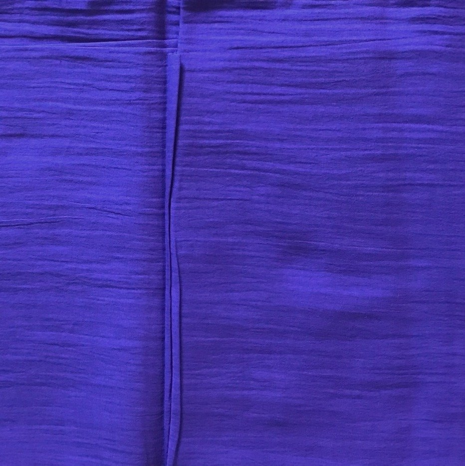 Blue/violet color solid color cotton tichel headscarve