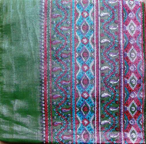 Green shimmer tichel