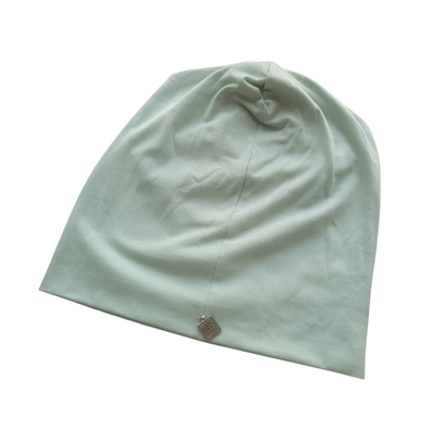 Sage thin cotton beanie