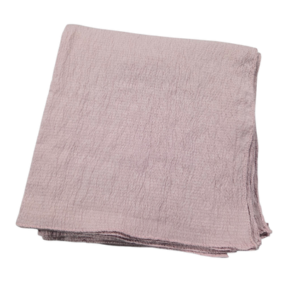Dusty pink/blush textured solid tichel