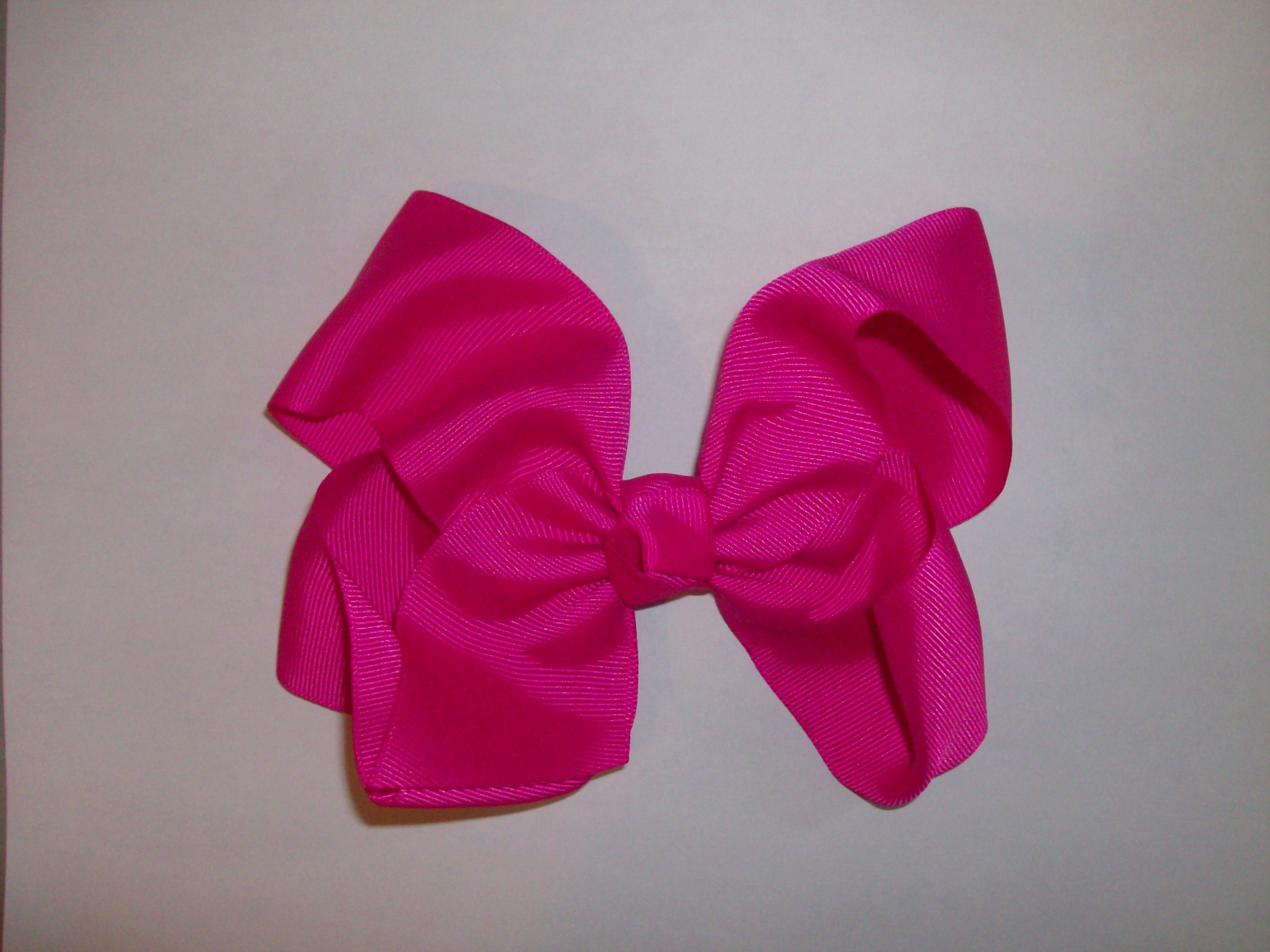 hot pink bow
