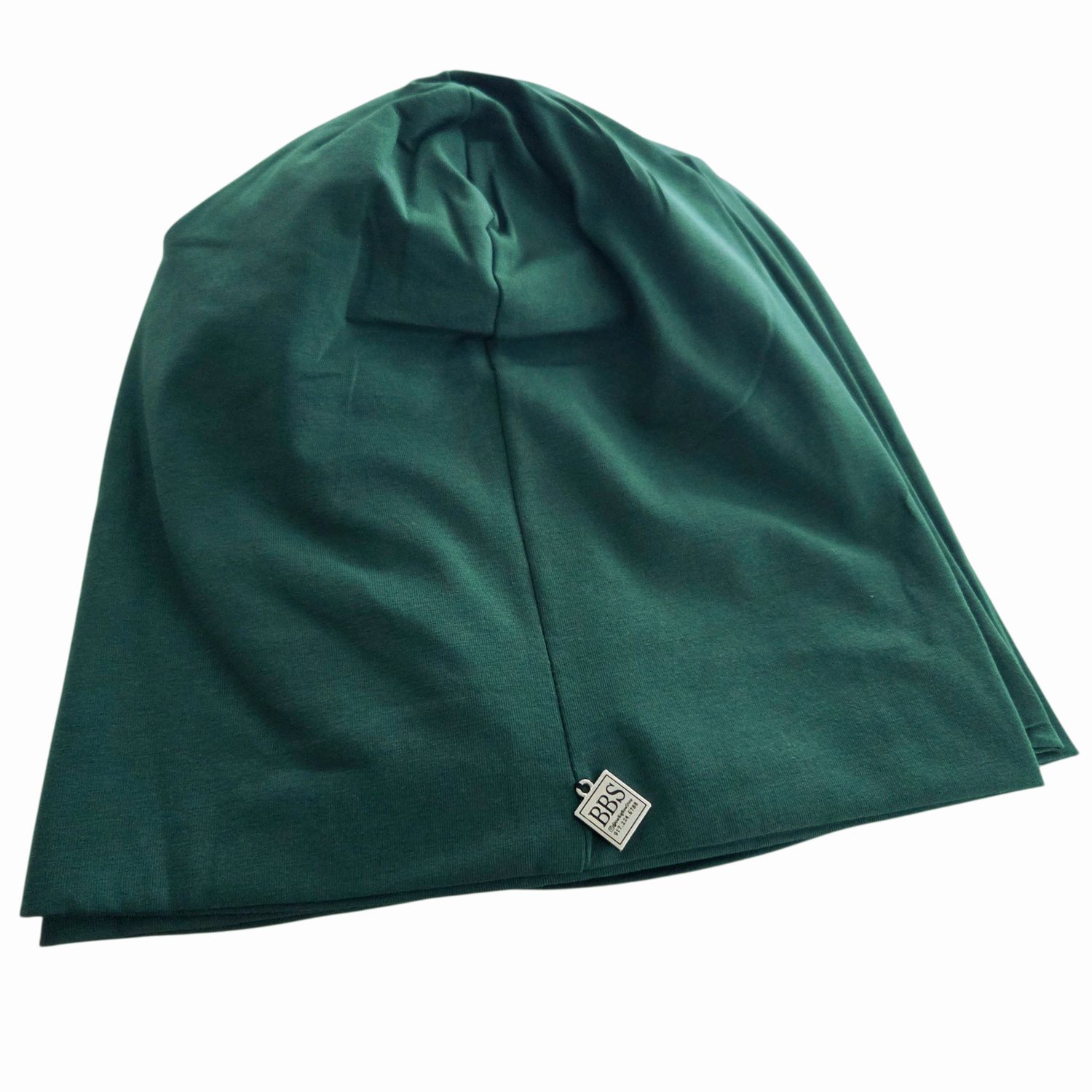 Basil green thin cotton beanie