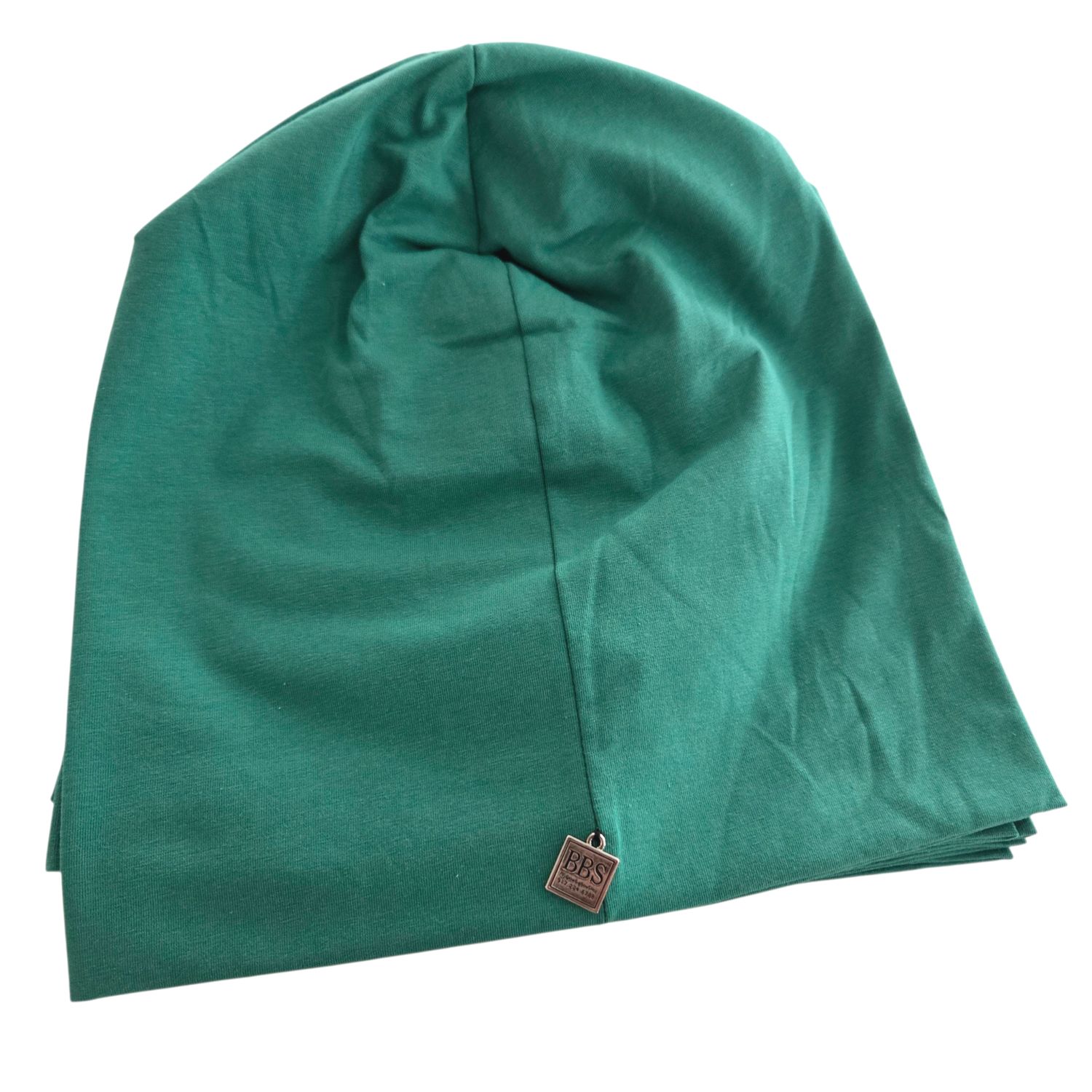 Jade green thin cotton beanie