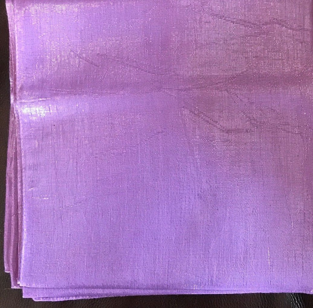 Lilac solid shimmer tichel