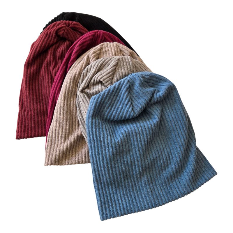 Cozy ribbed Fall beanies