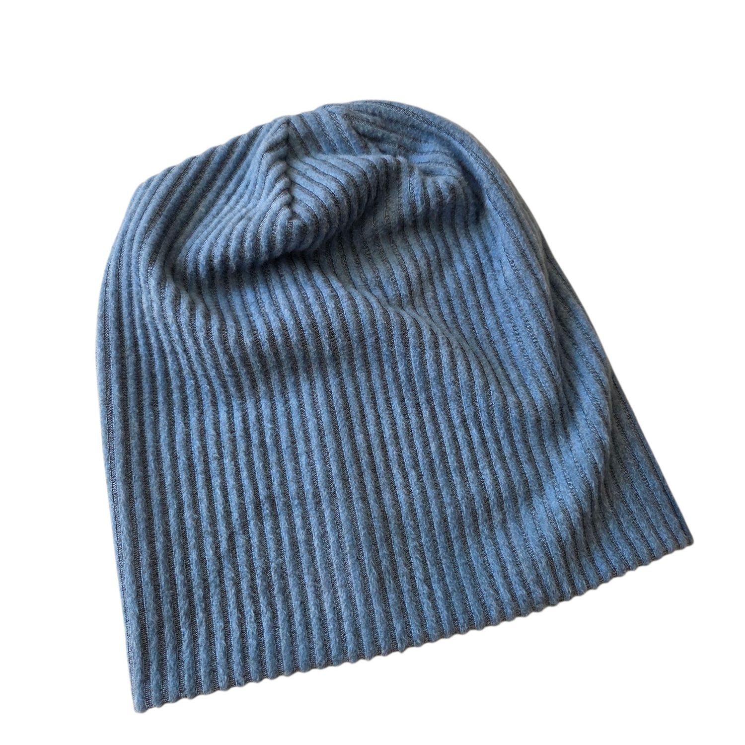 Cozy ribs Fall beanie - light wintery blue