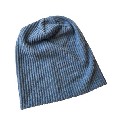 Cozy ribs Fall beanie - light wintery blue