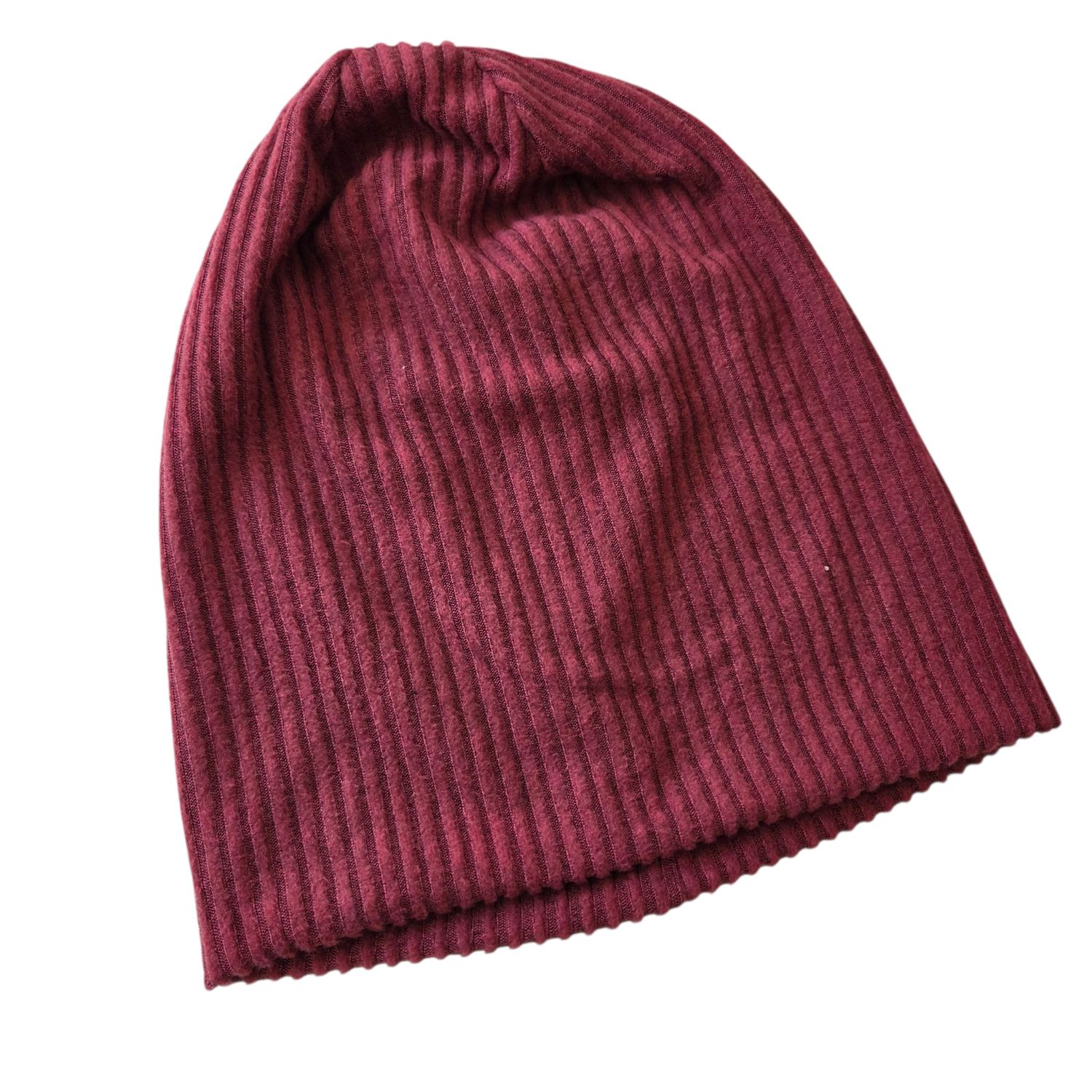 Cozy ribs Fall beanie - rust/maroon