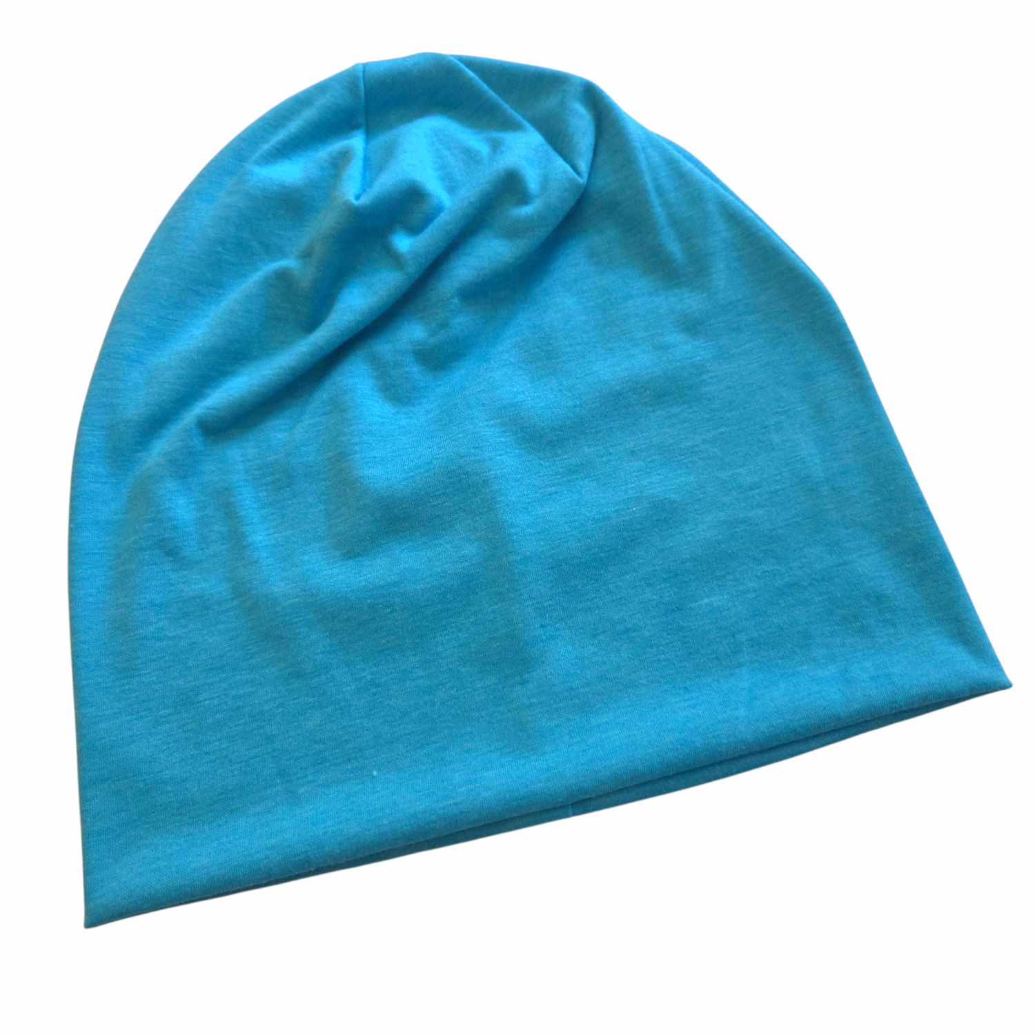 Thin vibrant beanie - aqua