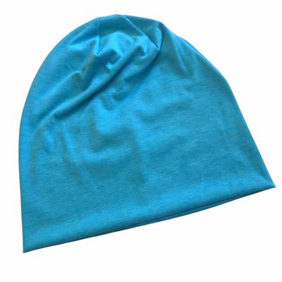 Thin vibrant beanie - aqua