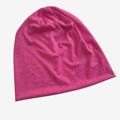 Thin vibrant beanie - bright pink 