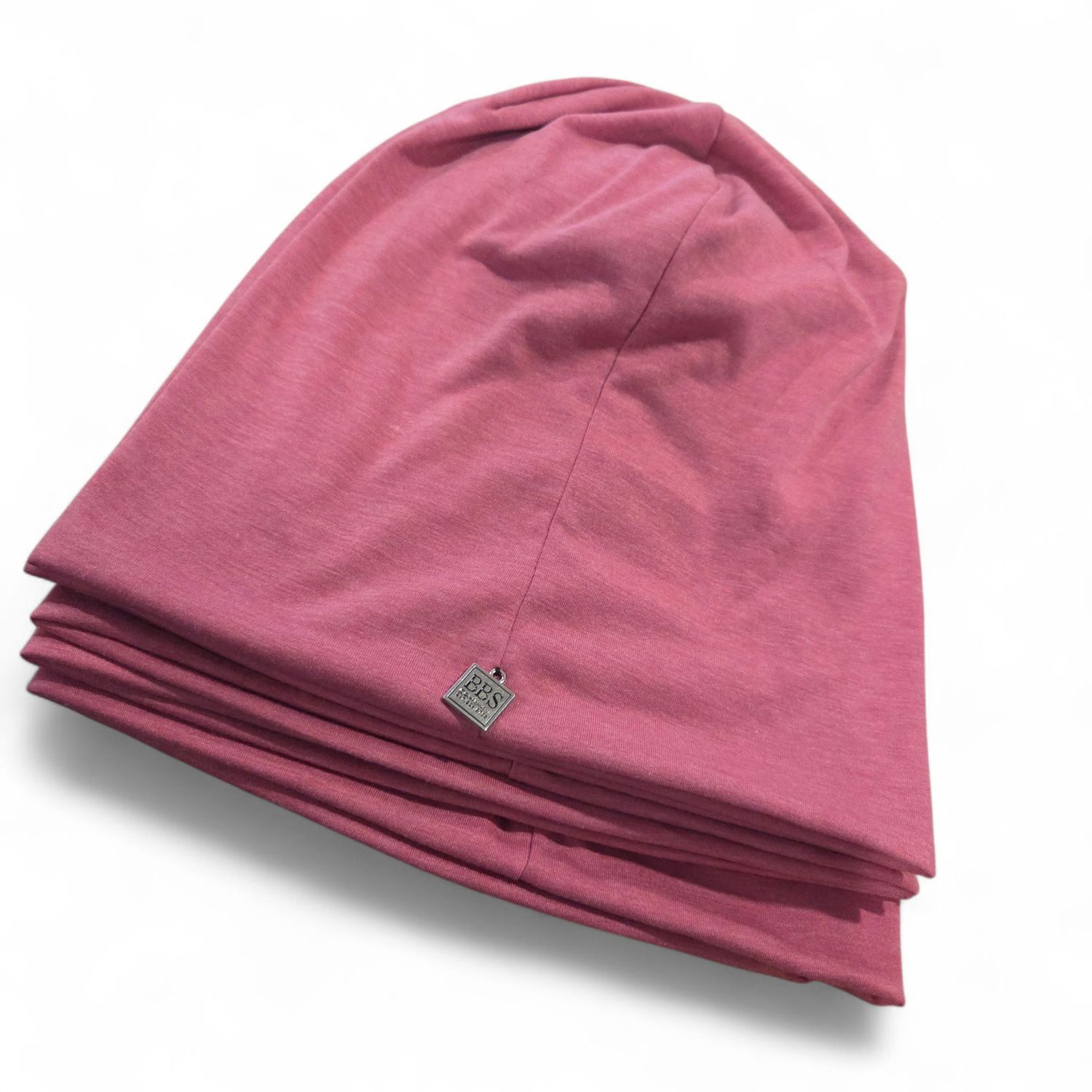 Thin vibrant beanie - dull pink