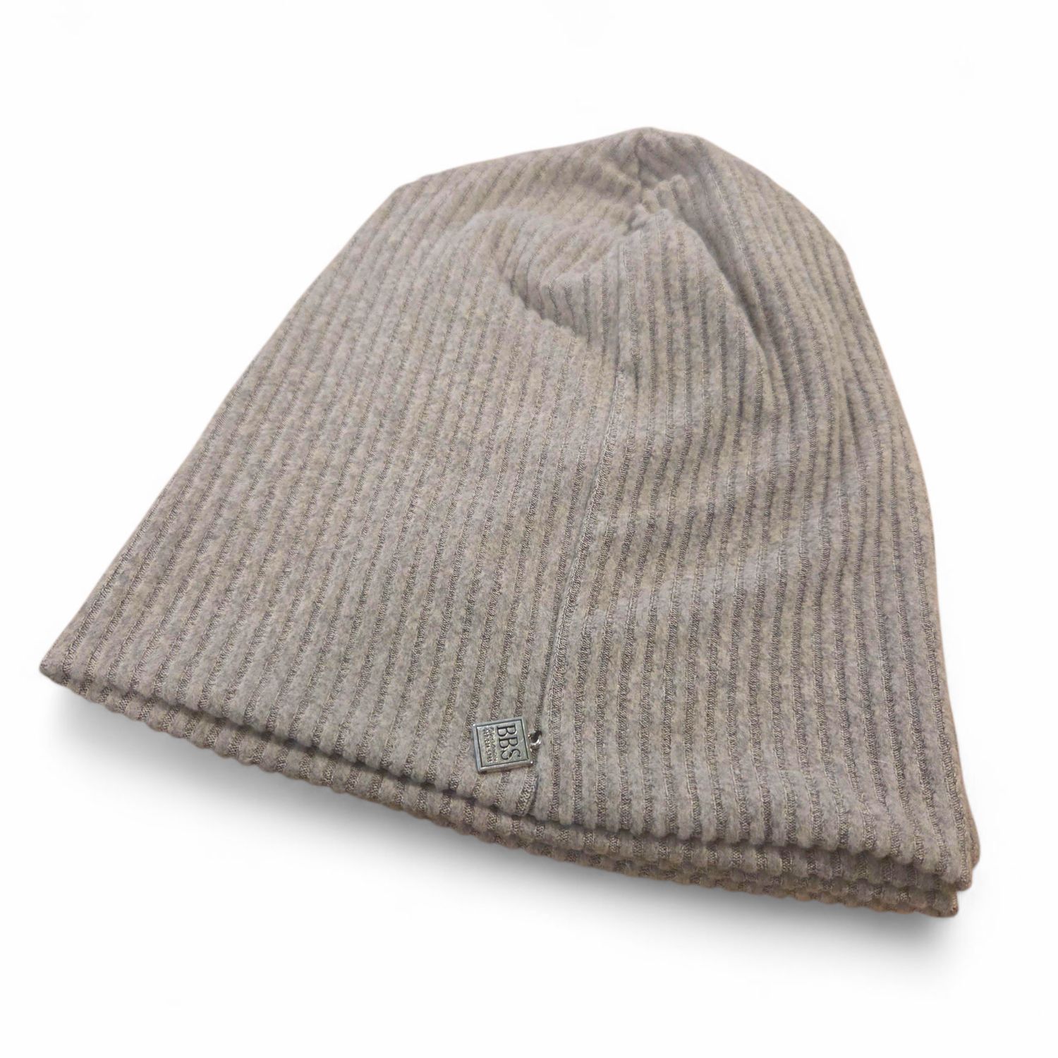 Cozy ribs Fall beanie - taupe gray