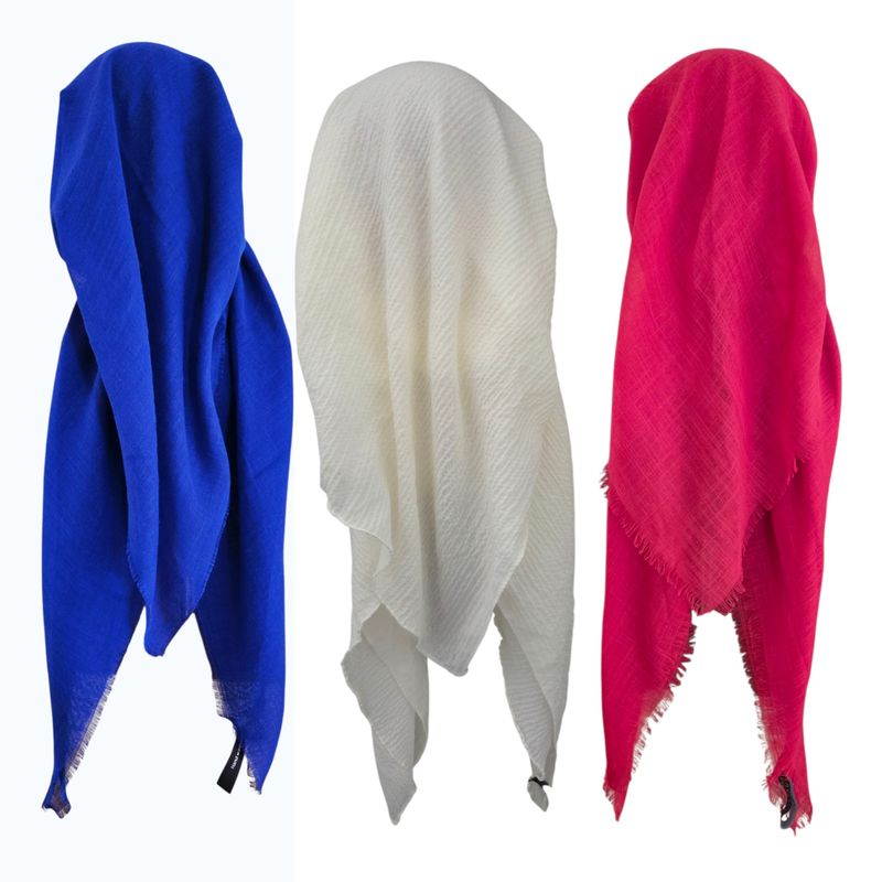 Solid long open kerchief back Pretied Tichels (BBS)