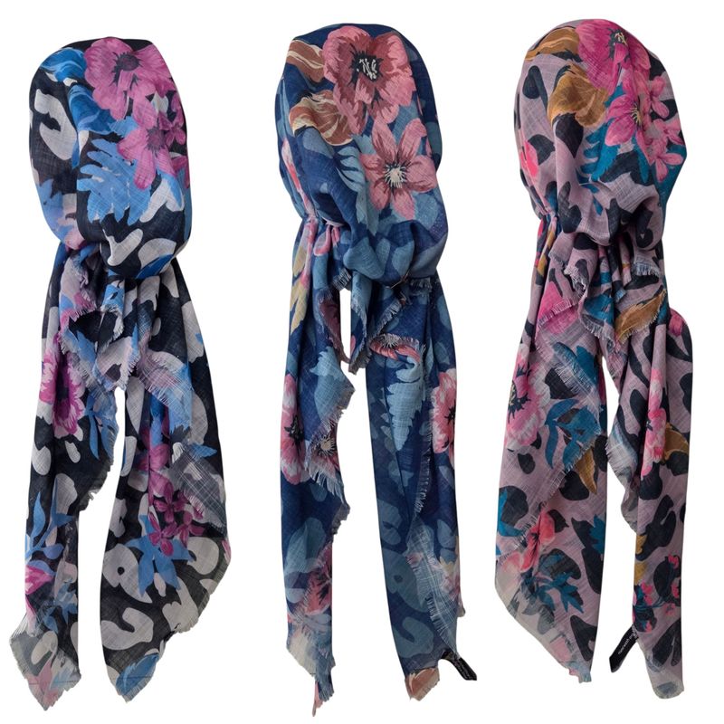 Botanic Breeze - soft fringes Pretied Tichels