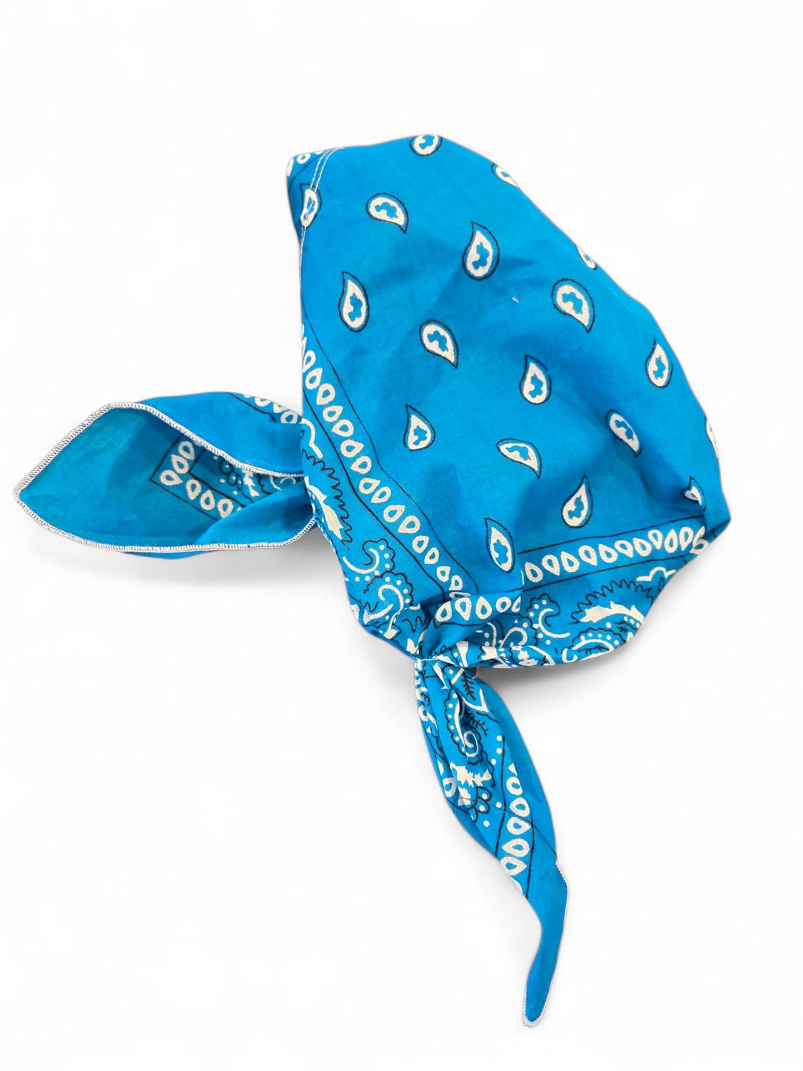 Pre tied bandana aqua blue