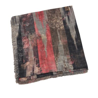 Gray n' more - artisanal -  soft fringed tichel