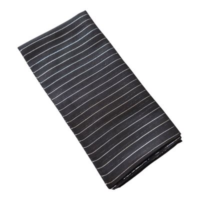 Black Cotton Lurex Tichel