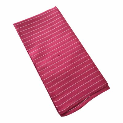 Maroon Cotton Lurex Tichel