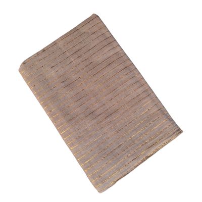 lurex tichel gold threads - tan