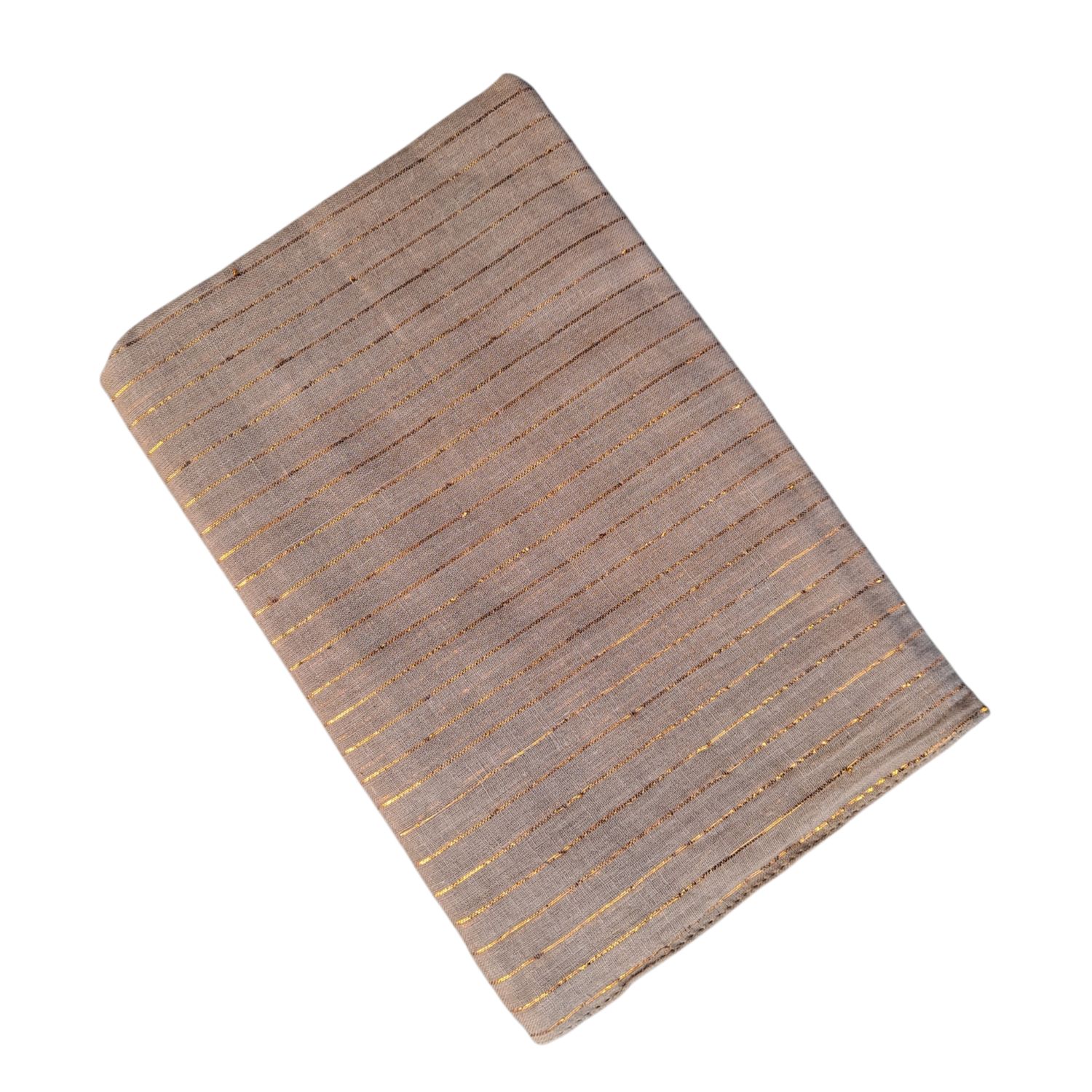 lurex tichel gold threads - tan