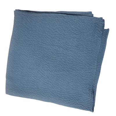 Dusty teal textured solid tichel