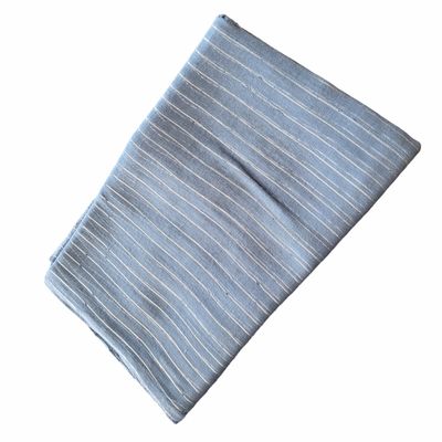 Light blue/denim Cotton lurex tichel