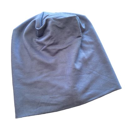 Light denim cotton beanie