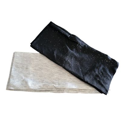 Slightly glittery flat headbands