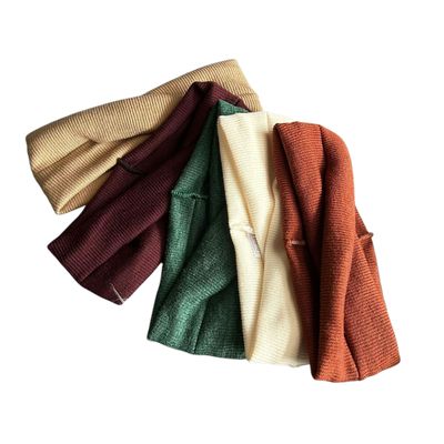 Lux knit flat turban twist headbands