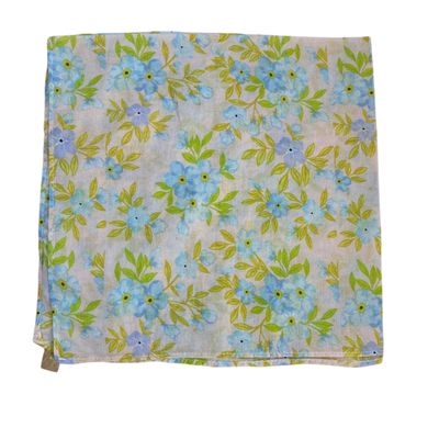 Light flowered - small square tichel bandana