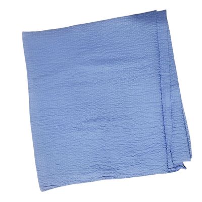Light blue textured solid tichel