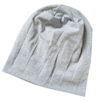 Light gray  thin cotton beanie