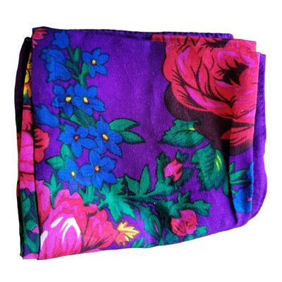 Purple vintage tichel