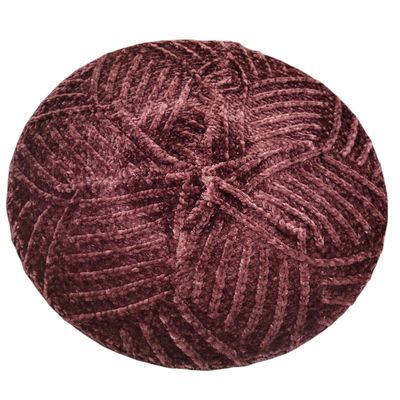 Burgundy- velvet diamond patterned unlined snood