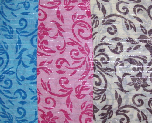Tichels in summer colors, with flowers