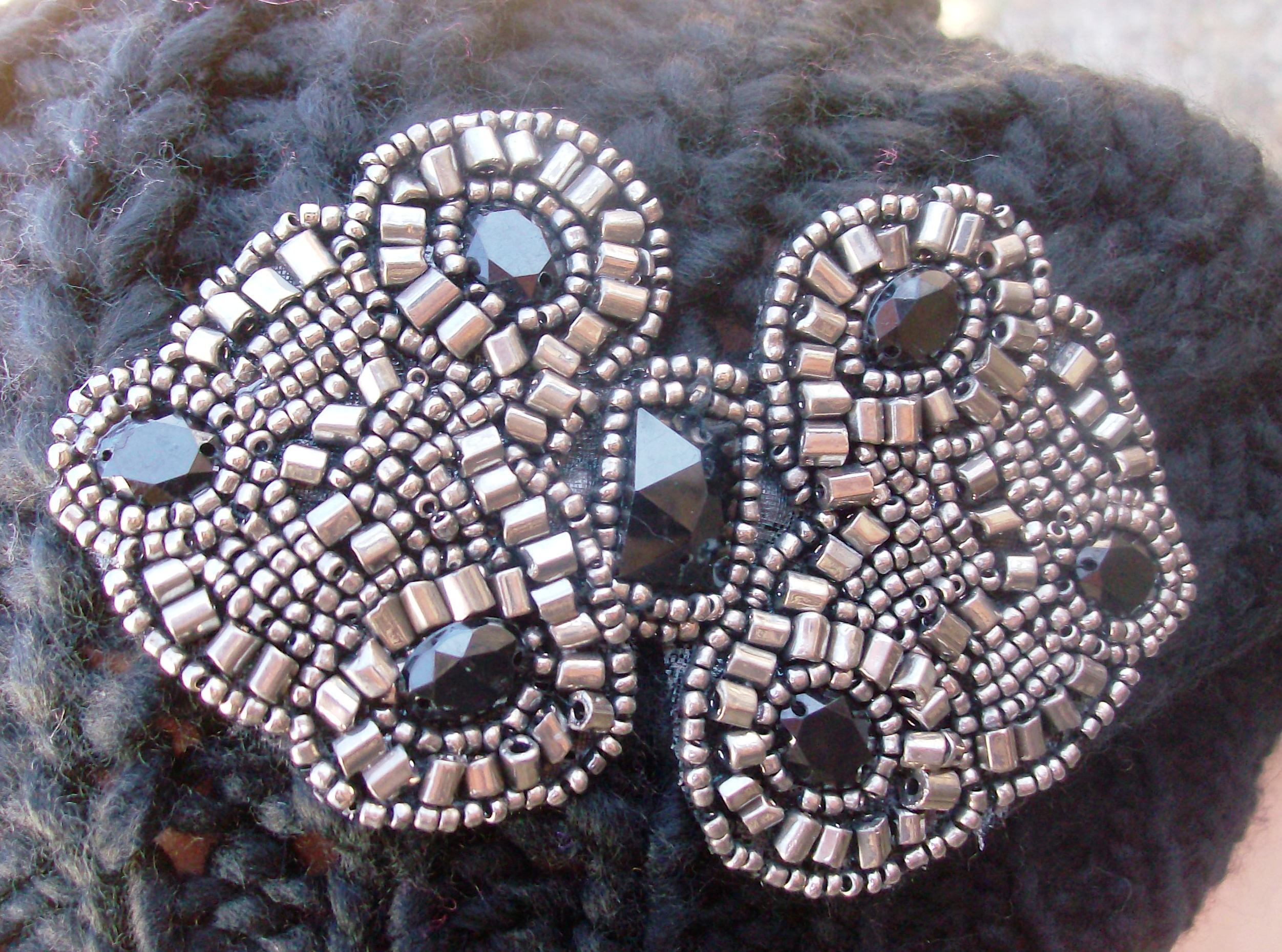 Chic beret black beanie