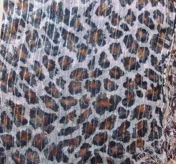 Basic animal print tichel beige background