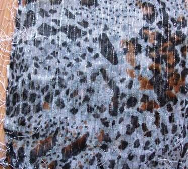 Basic animal print tichel mixed colors spotted