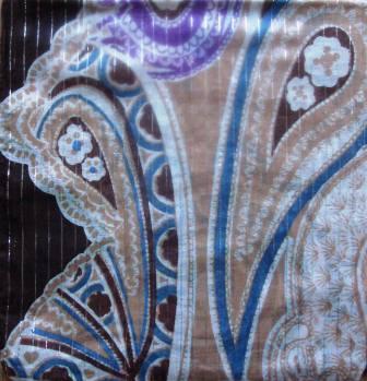 Brown waves tichel