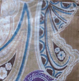 Beige waves tichel