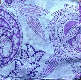 Purple and lavender  spring bright tichel