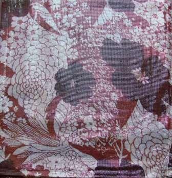 Spring flowers shimmering tichel brown