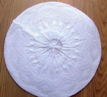 Super lightweight beret white