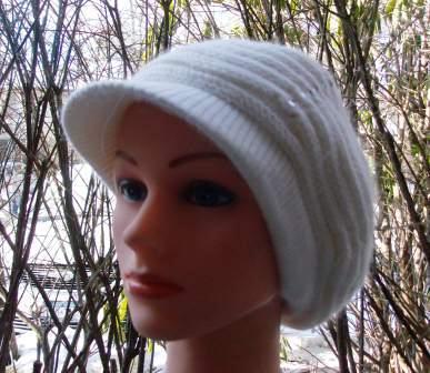 Off white studded long cap