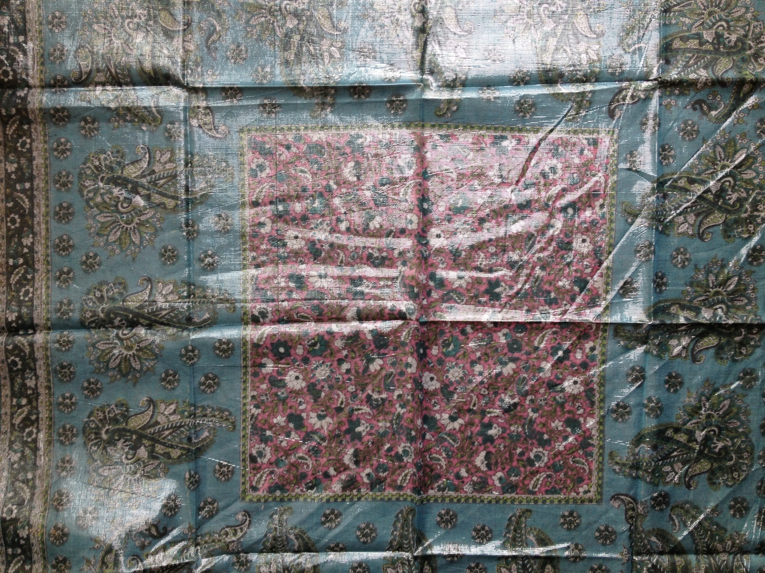 image of tichel unfolded