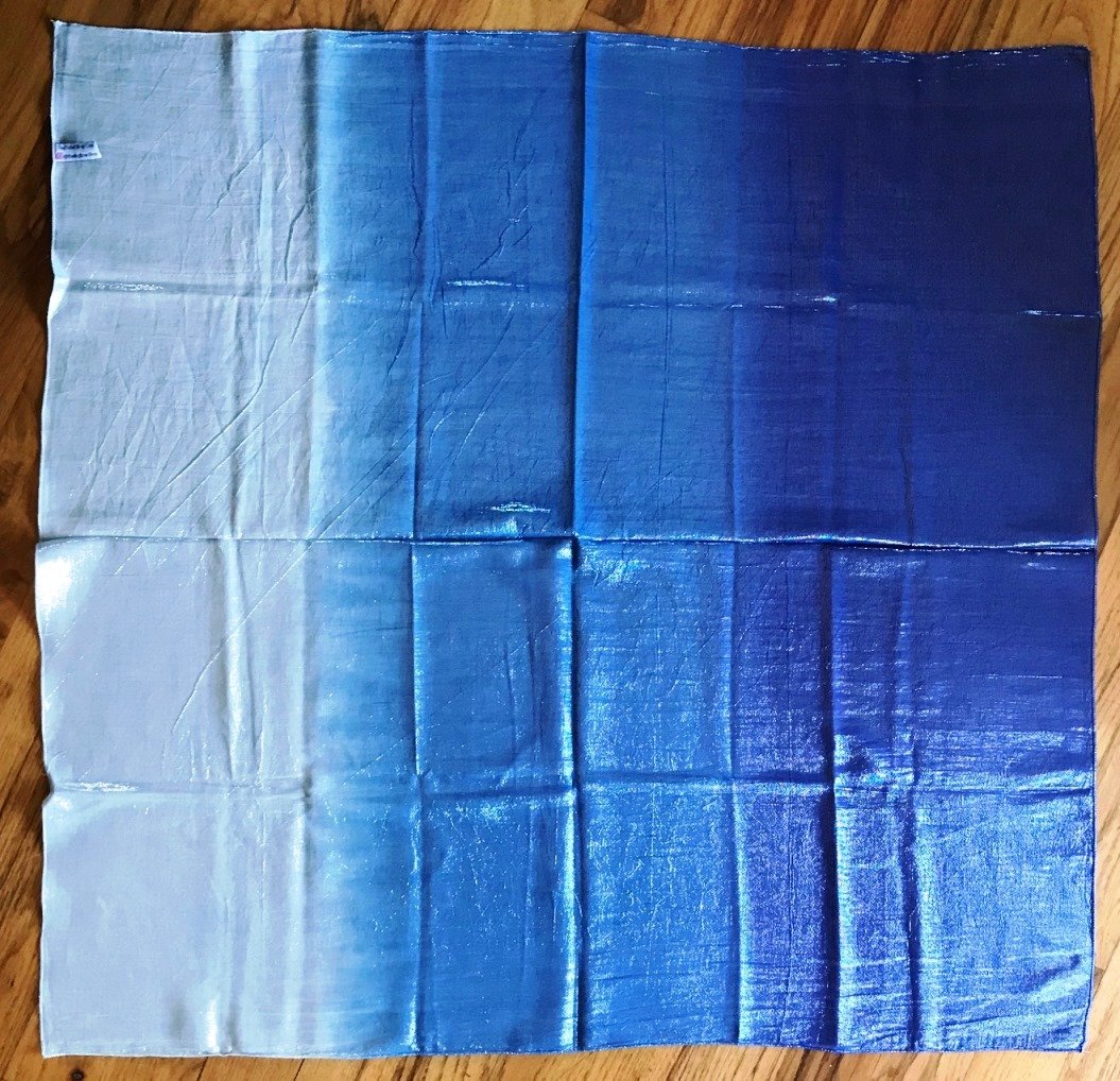 Royal blue Ombr'e Shimmer Tichel