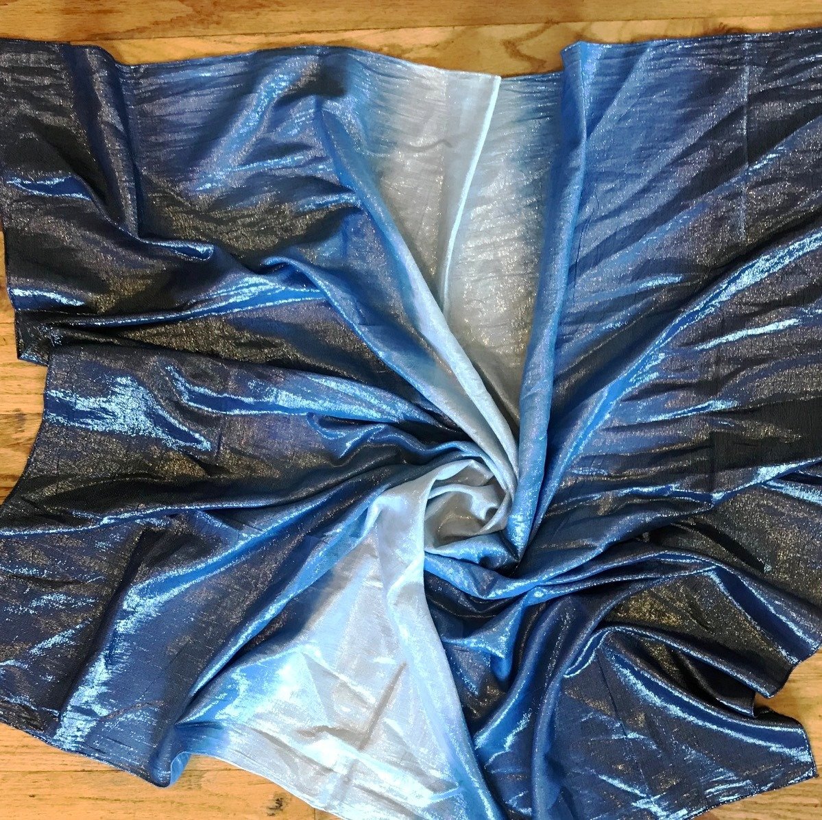 Navy Ombr&#39;e Shimmer Tichel